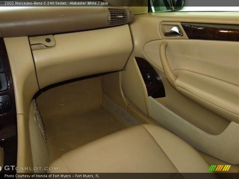 Alabaster White / Java 2002 Mercedes-Benz C 240 Sedan