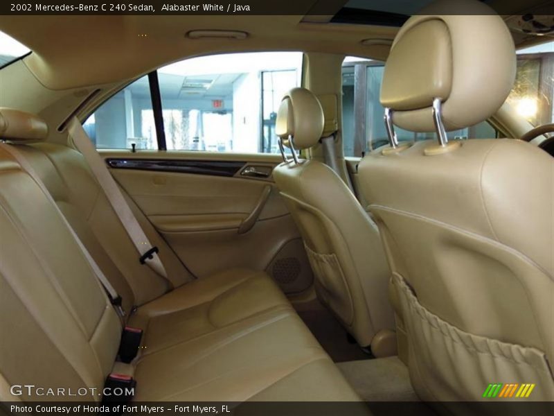 Alabaster White / Java 2002 Mercedes-Benz C 240 Sedan