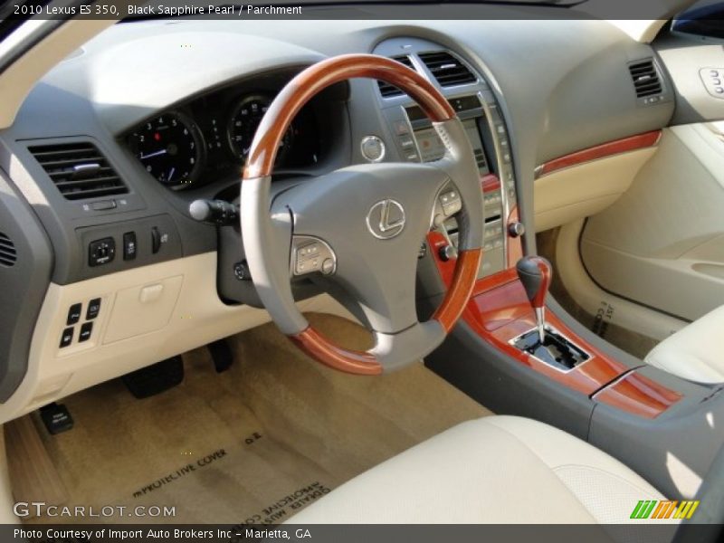 Black Sapphire Pearl / Parchment 2010 Lexus ES 350