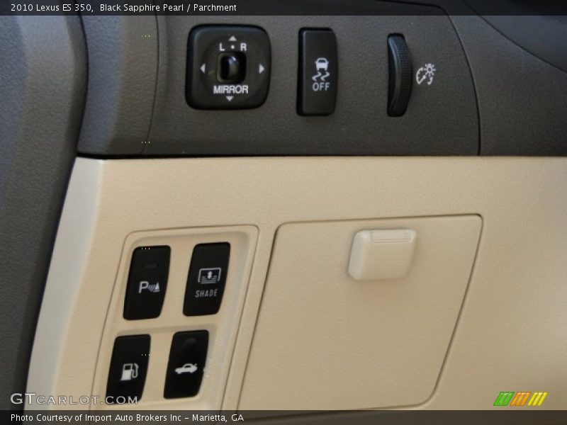 Black Sapphire Pearl / Parchment 2010 Lexus ES 350