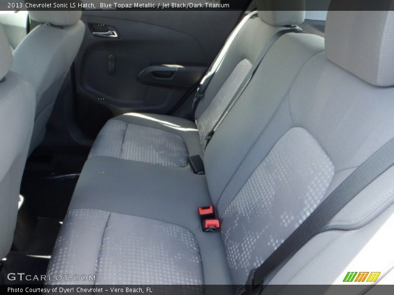Blue Topaz Metallic / Jet Black/Dark Titanium 2013 Chevrolet Sonic LS Hatch