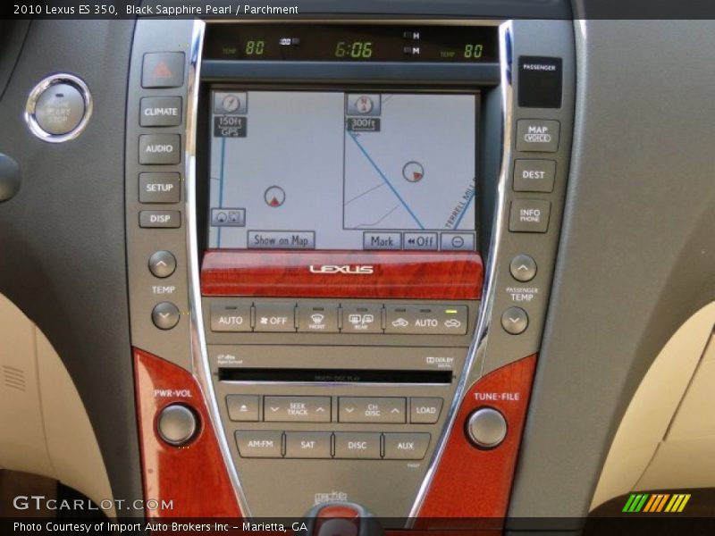 Black Sapphire Pearl / Parchment 2010 Lexus ES 350