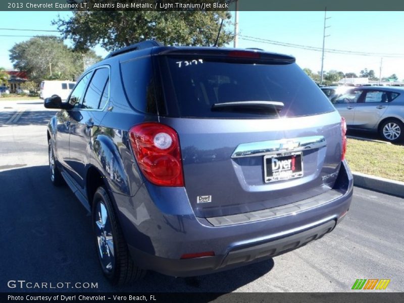 Atlantis Blue Metallic / Light Titanium/Jet Black 2013 Chevrolet Equinox LT