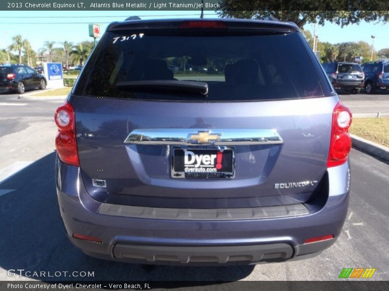 Atlantis Blue Metallic / Light Titanium/Jet Black 2013 Chevrolet Equinox LT