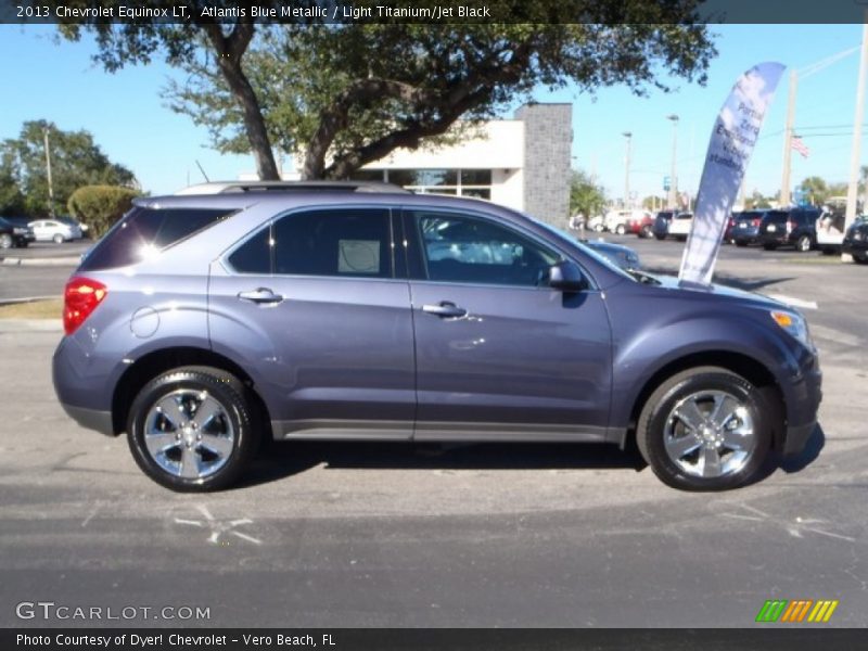 Atlantis Blue Metallic / Light Titanium/Jet Black 2013 Chevrolet Equinox LT