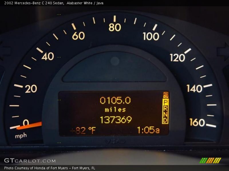 Alabaster White / Java 2002 Mercedes-Benz C 240 Sedan