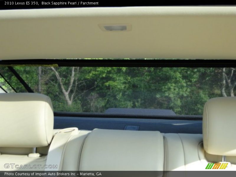 Black Sapphire Pearl / Parchment 2010 Lexus ES 350