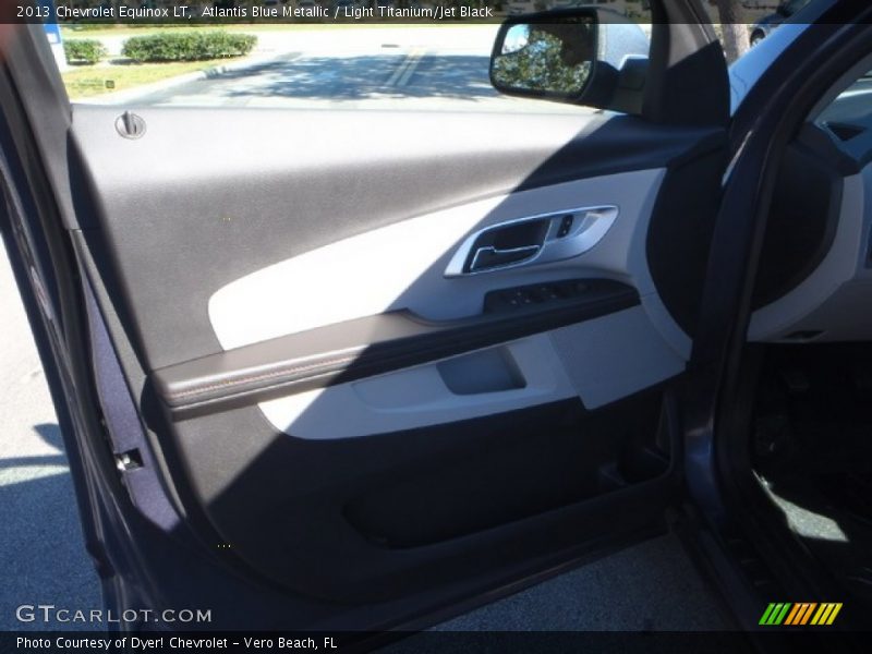 Atlantis Blue Metallic / Light Titanium/Jet Black 2013 Chevrolet Equinox LT