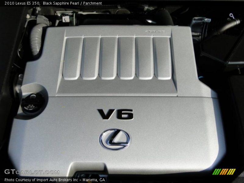 Black Sapphire Pearl / Parchment 2010 Lexus ES 350