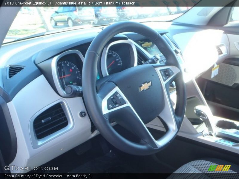 Atlantis Blue Metallic / Light Titanium/Jet Black 2013 Chevrolet Equinox LT