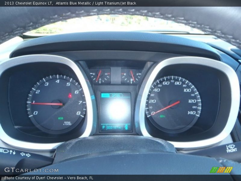 Atlantis Blue Metallic / Light Titanium/Jet Black 2013 Chevrolet Equinox LT