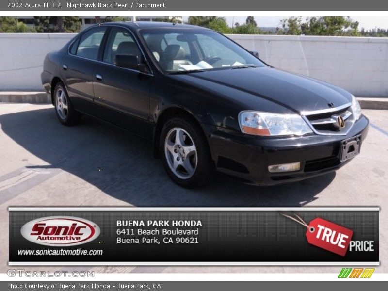 Nighthawk Black Pearl / Parchment 2002 Acura TL 3.2