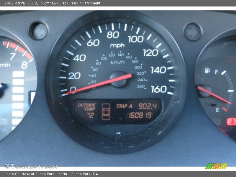 Nighthawk Black Pearl / Parchment 2002 Acura TL 3.2