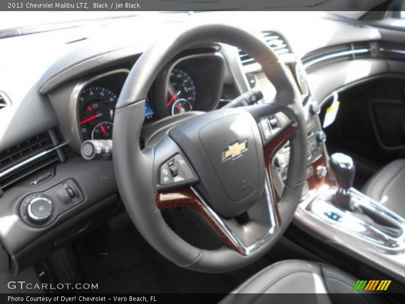 Black / Jet Black 2013 Chevrolet Malibu LTZ