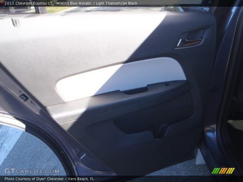 Atlantis Blue Metallic / Light Titanium/Jet Black 2013 Chevrolet Equinox LT