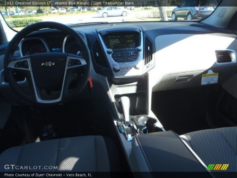 Atlantis Blue Metallic / Light Titanium/Jet Black 2013 Chevrolet Equinox LT