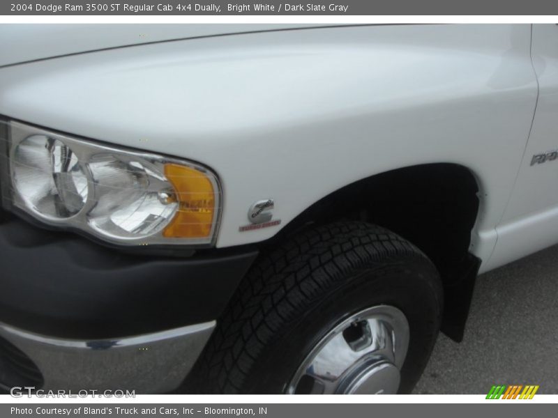Bright White / Dark Slate Gray 2004 Dodge Ram 3500 ST Regular Cab 4x4 Dually