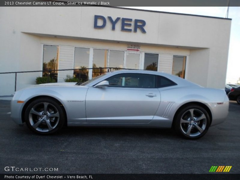 Silver Ice Metallic / Black 2013 Chevrolet Camaro LT Coupe