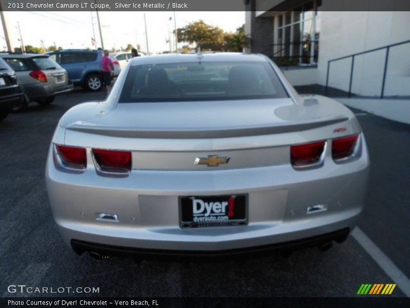 Silver Ice Metallic / Black 2013 Chevrolet Camaro LT Coupe