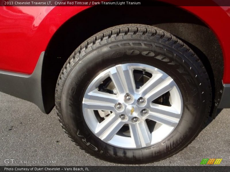 Crystal Red Tintcoat / Dark Titanium/Light Titanium 2013 Chevrolet Traverse LT