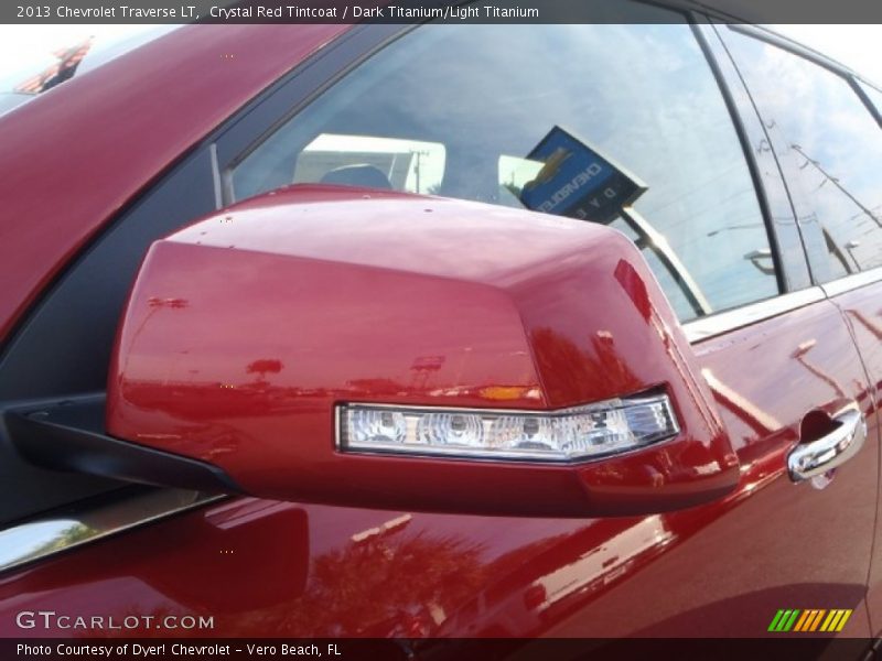 Crystal Red Tintcoat / Dark Titanium/Light Titanium 2013 Chevrolet Traverse LT