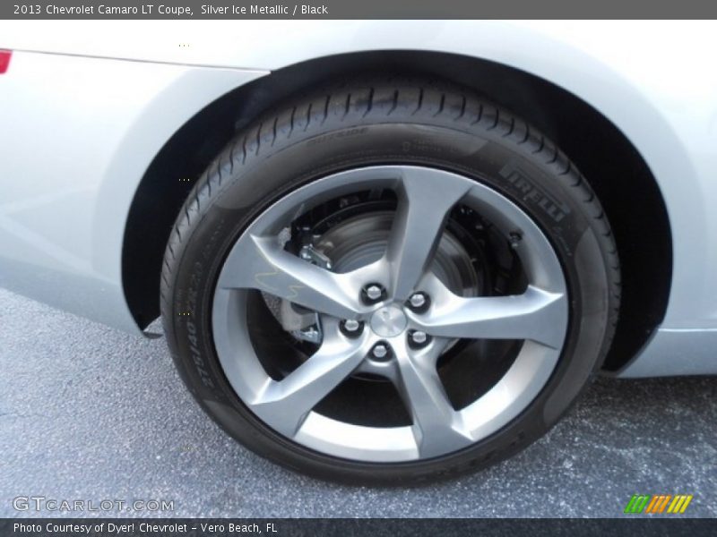 Silver Ice Metallic / Black 2013 Chevrolet Camaro LT Coupe