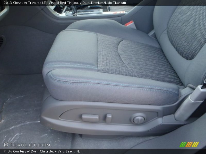 Crystal Red Tintcoat / Dark Titanium/Light Titanium 2013 Chevrolet Traverse LT