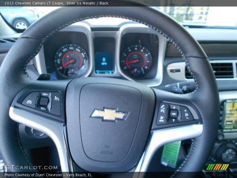 Silver Ice Metallic / Black 2013 Chevrolet Camaro LT Coupe