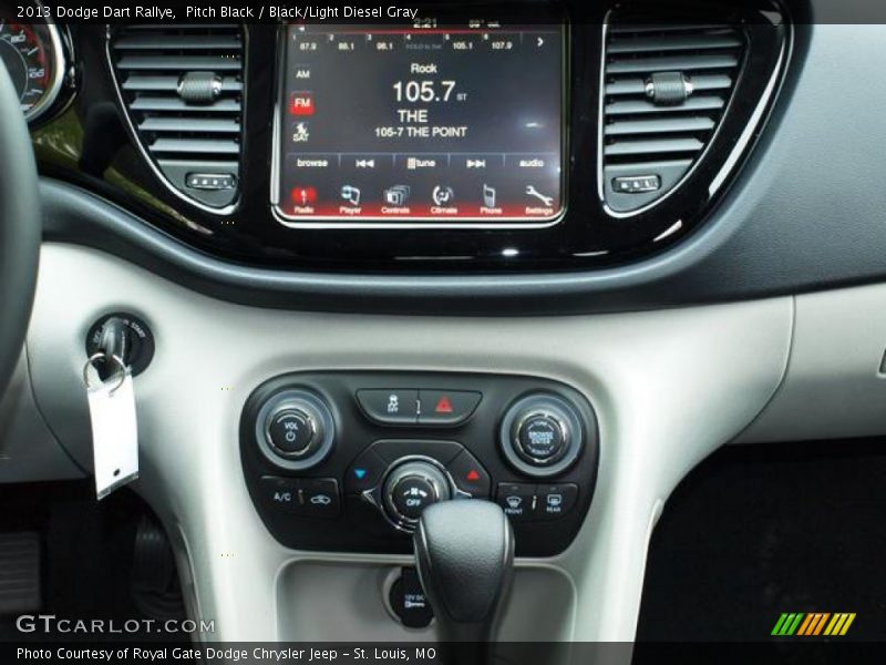 Pitch Black / Black/Light Diesel Gray 2013 Dodge Dart Rallye