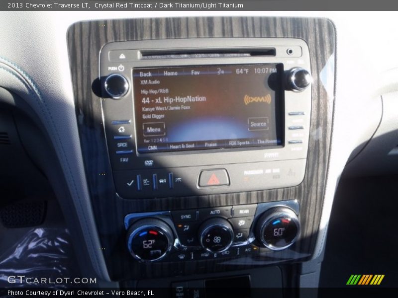 Crystal Red Tintcoat / Dark Titanium/Light Titanium 2013 Chevrolet Traverse LT