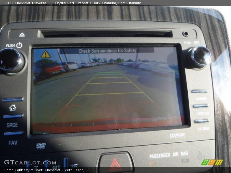 Crystal Red Tintcoat / Dark Titanium/Light Titanium 2013 Chevrolet Traverse LT