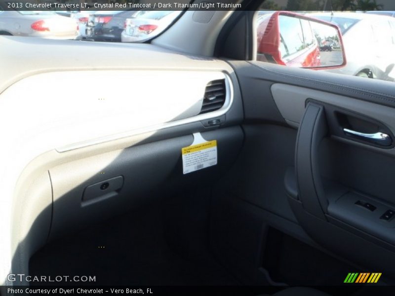 Crystal Red Tintcoat / Dark Titanium/Light Titanium 2013 Chevrolet Traverse LT