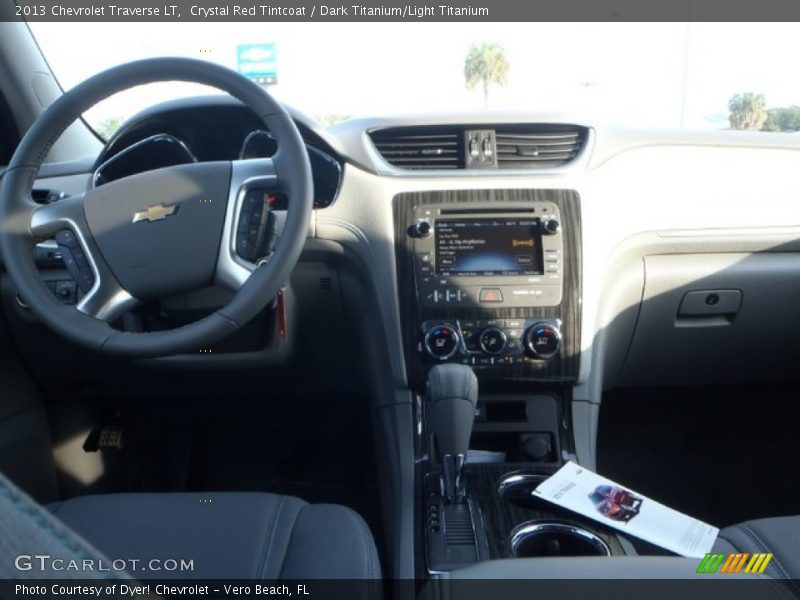 Crystal Red Tintcoat / Dark Titanium/Light Titanium 2013 Chevrolet Traverse LT