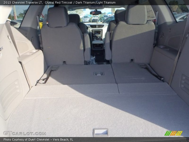 Crystal Red Tintcoat / Dark Titanium/Light Titanium 2013 Chevrolet Traverse LT