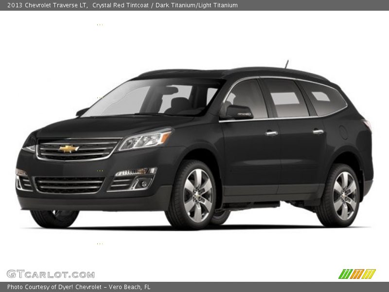 Crystal Red Tintcoat / Dark Titanium/Light Titanium 2013 Chevrolet Traverse LT
