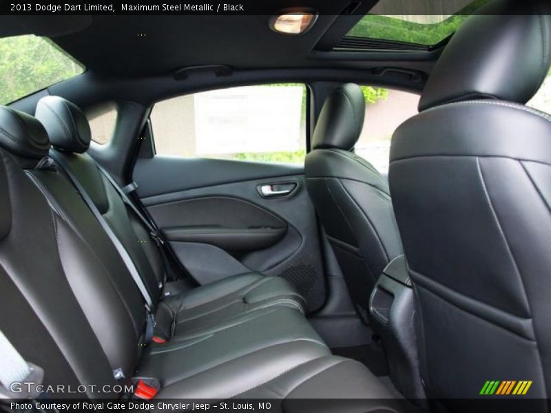 Maximum Steel Metallic / Black 2013 Dodge Dart Limited