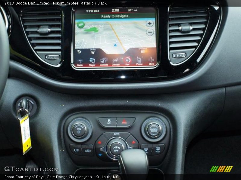 Maximum Steel Metallic / Black 2013 Dodge Dart Limited