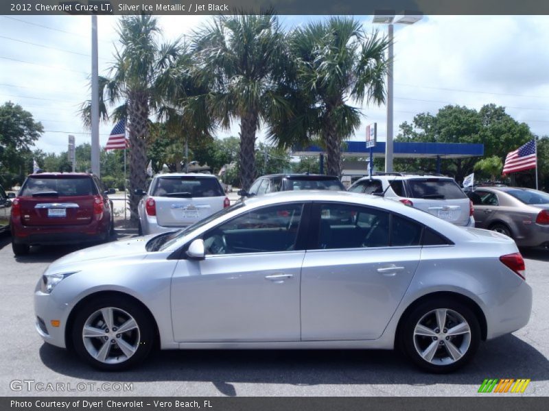 Silver Ice Metallic / Jet Black 2012 Chevrolet Cruze LT