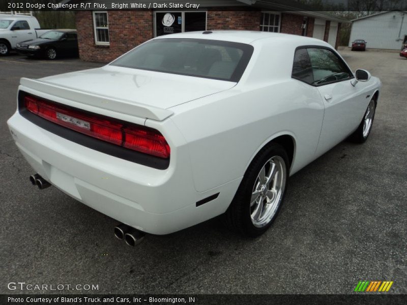Bright White / Dark Slate Gray 2012 Dodge Challenger R/T Plus