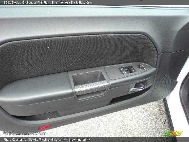 Bright White / Dark Slate Gray 2012 Dodge Challenger R/T Plus