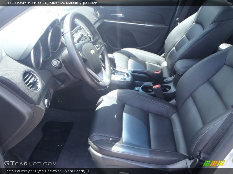 Silver Ice Metallic / Jet Black 2012 Chevrolet Cruze LT