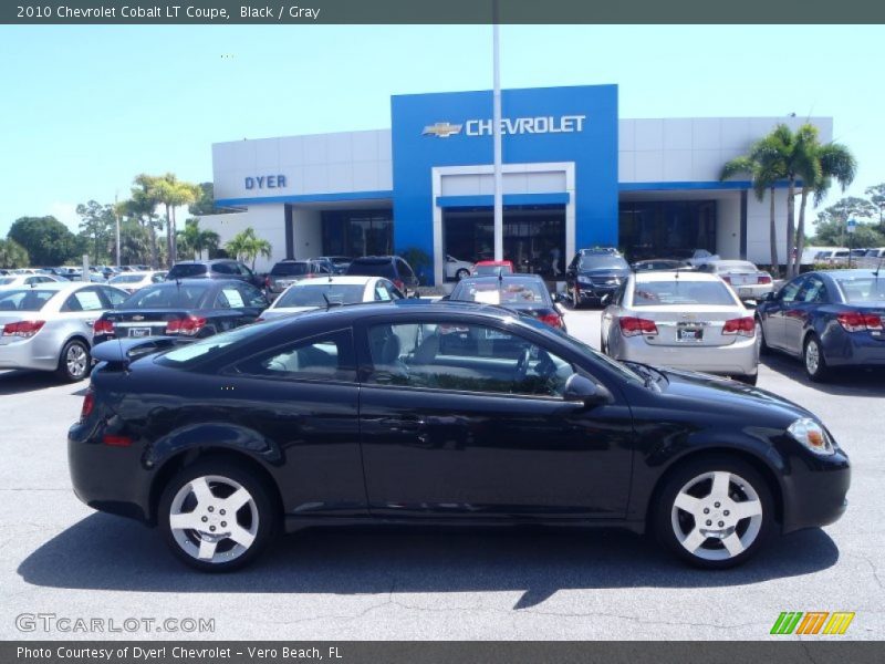 Black / Gray 2010 Chevrolet Cobalt LT Coupe
