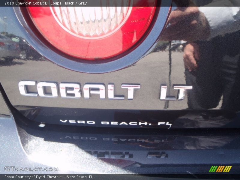Black / Gray 2010 Chevrolet Cobalt LT Coupe