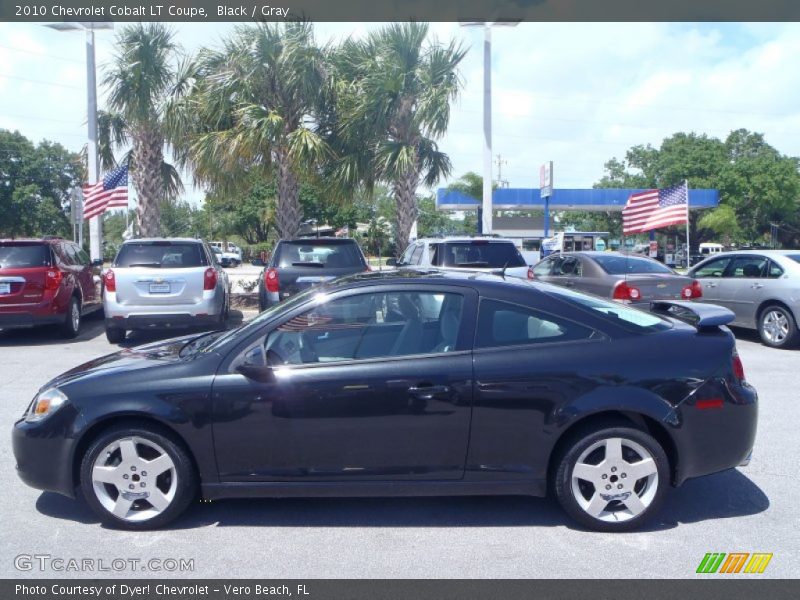 Black / Gray 2010 Chevrolet Cobalt LT Coupe