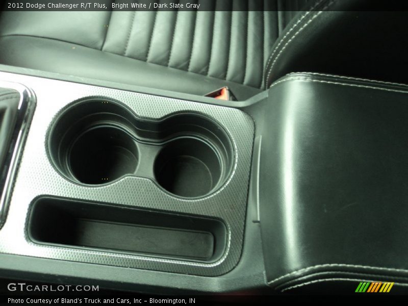Bright White / Dark Slate Gray 2012 Dodge Challenger R/T Plus