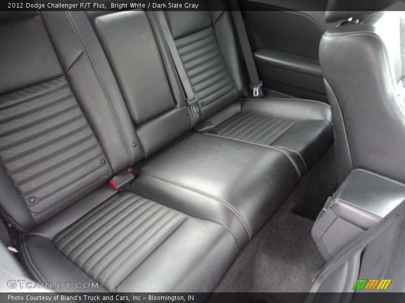 Bright White / Dark Slate Gray 2012 Dodge Challenger R/T Plus