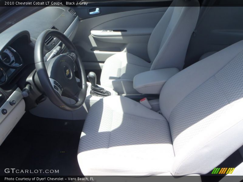 Black / Gray 2010 Chevrolet Cobalt LT Coupe