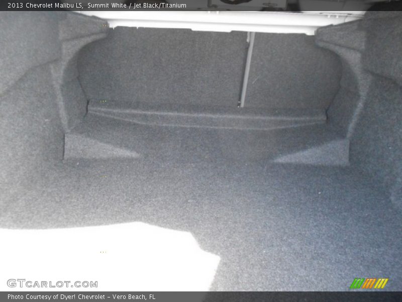 Summit White / Jet Black/Titanium 2013 Chevrolet Malibu LS