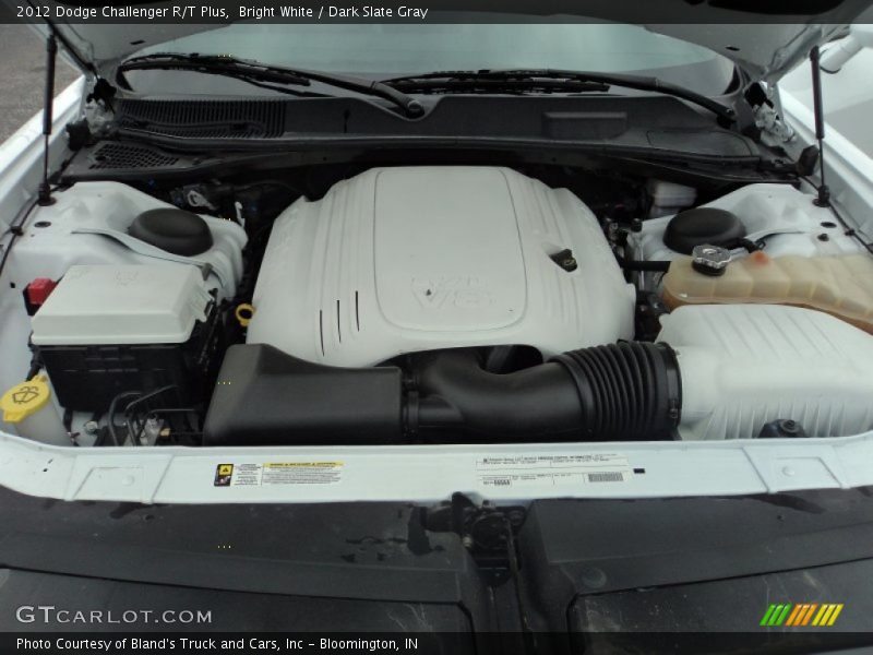 Bright White / Dark Slate Gray 2012 Dodge Challenger R/T Plus