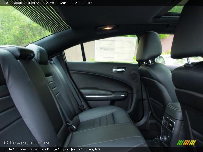 Granite Crystal / Black 2013 Dodge Charger SXT Plus AWD